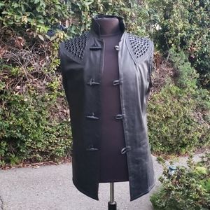 Amazing Elizabeth Michaels leather vest